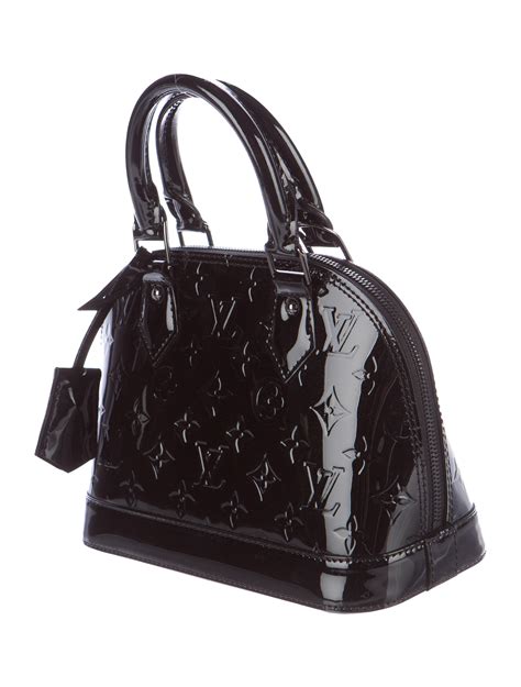 louis vuitton vernis black bag|Louis Vuitton monogram alma.